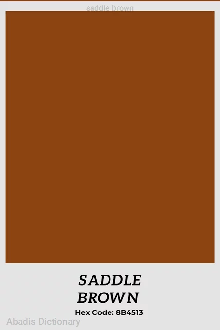 saddle brown